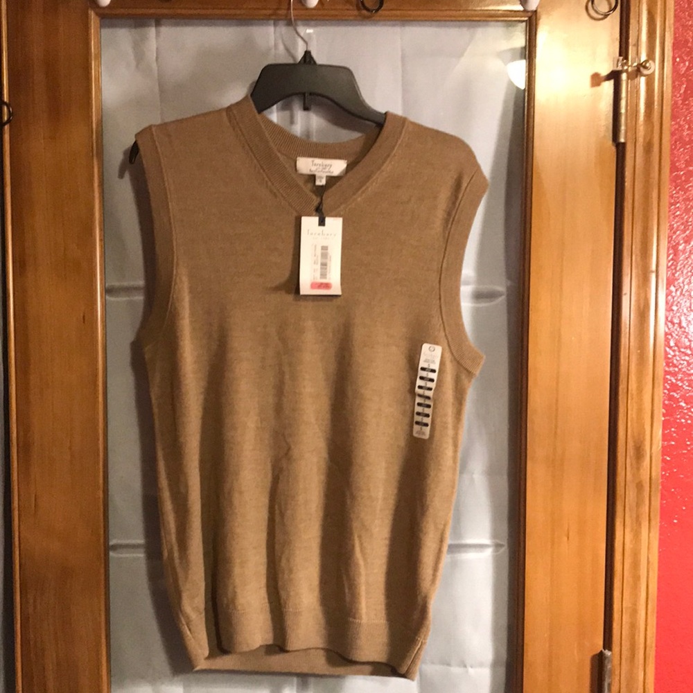NWT TURNBURY MERINO WOOL SWEATER VEST